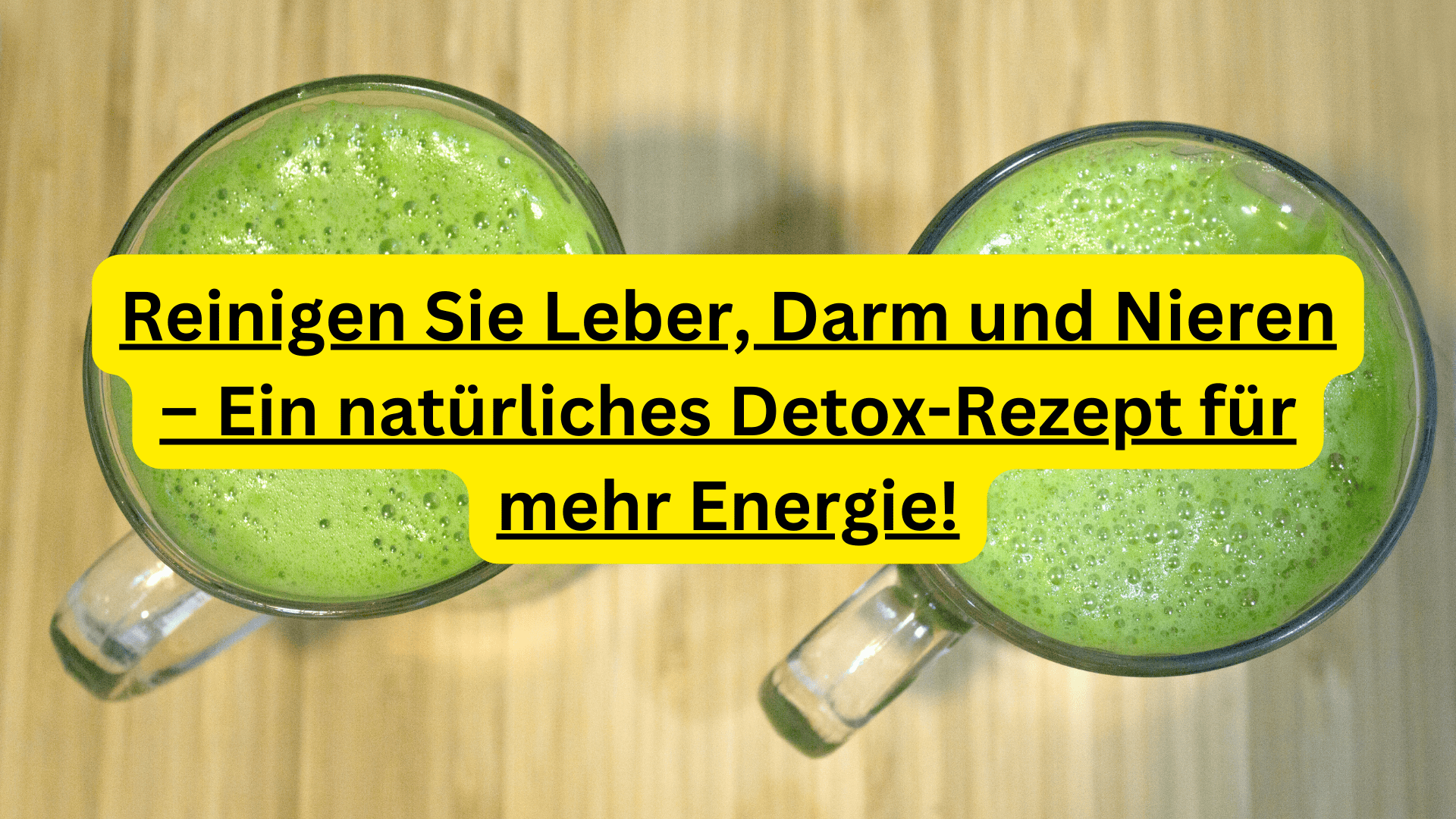 Detox-Drink für die Leber