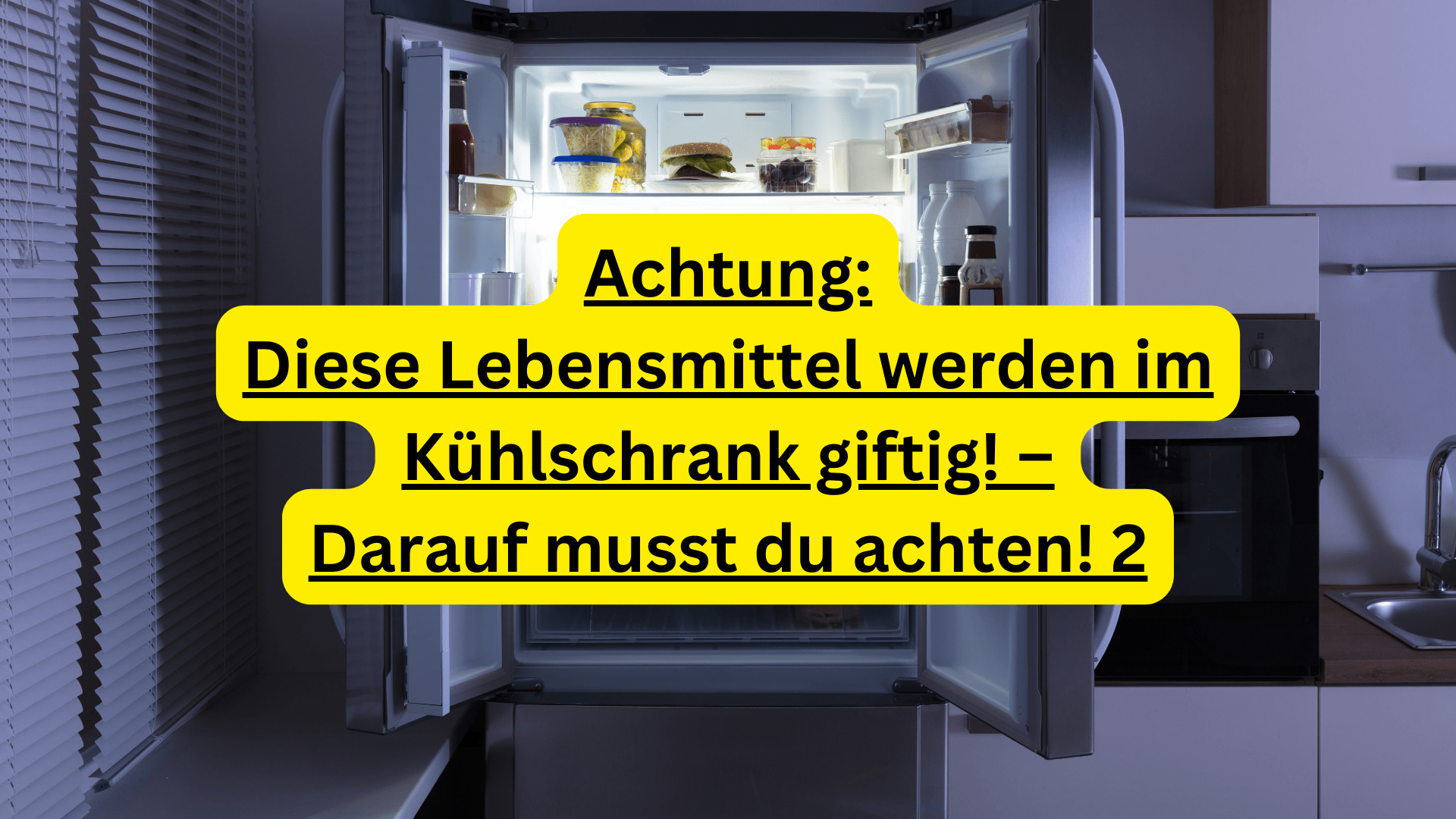 Lebensmittel nicht im Kühlschrank