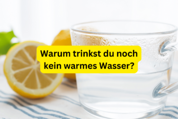 Warmes Wasser auf nüchternen Magen