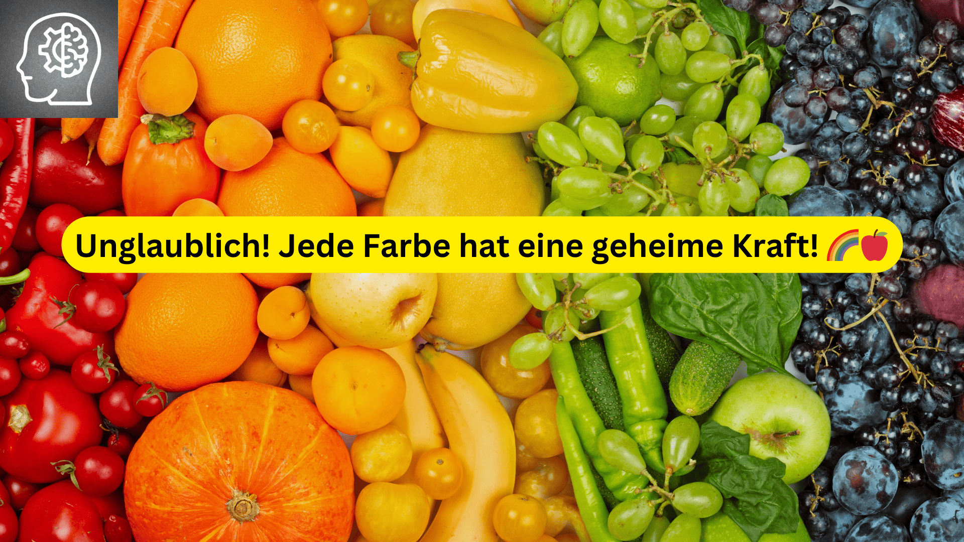 Farben von Obst und Gemüse