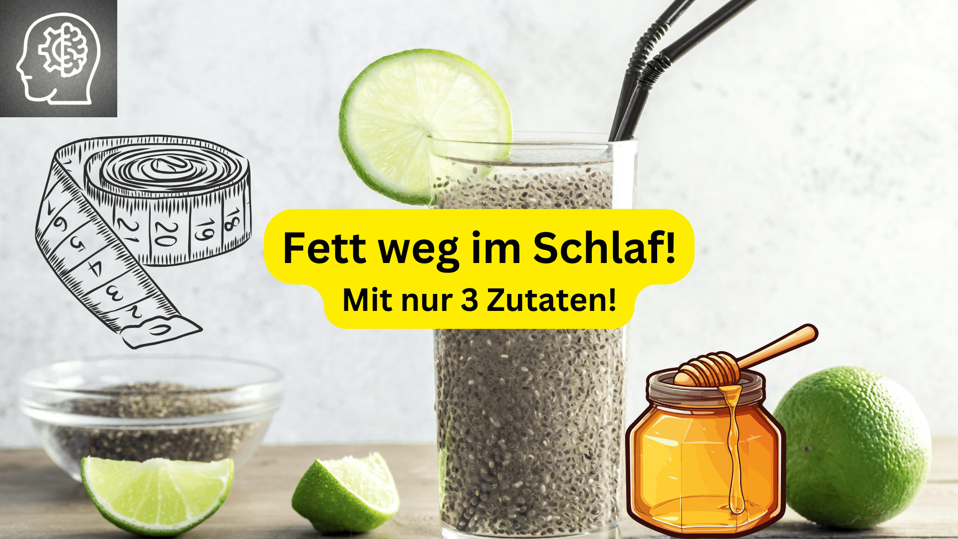 Chia-Samen-Getränk